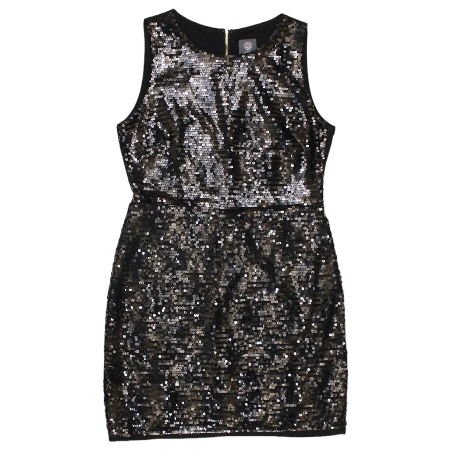 Vince Camuto Black/Brown Sequin Dress