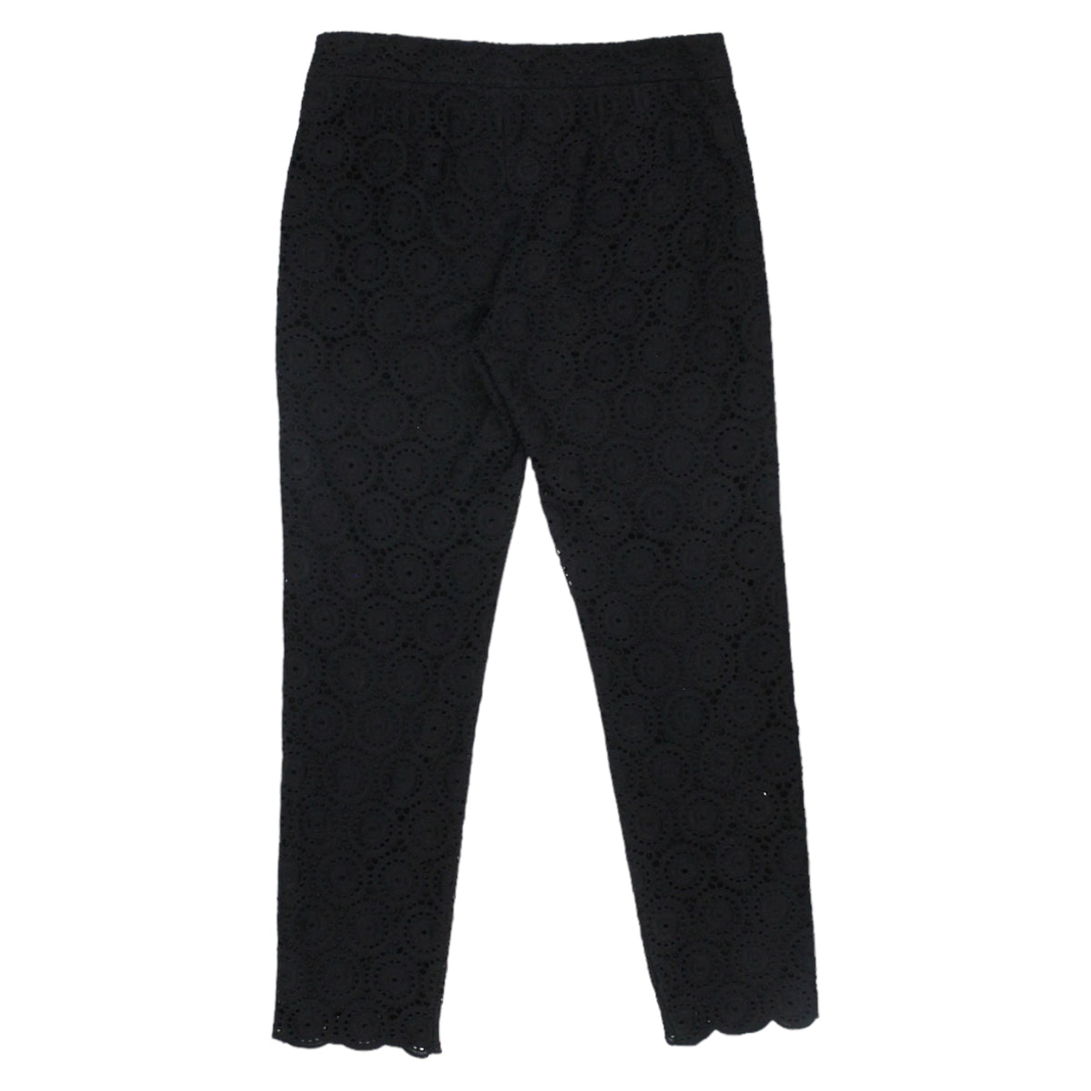 Jigsaw Black Broderie Anglais Trousers