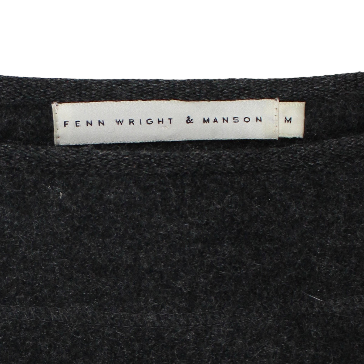 Fenn, Wright & Manson Grey Wool Mini Skirt