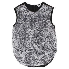 Helmut Lang Black/White Print Top