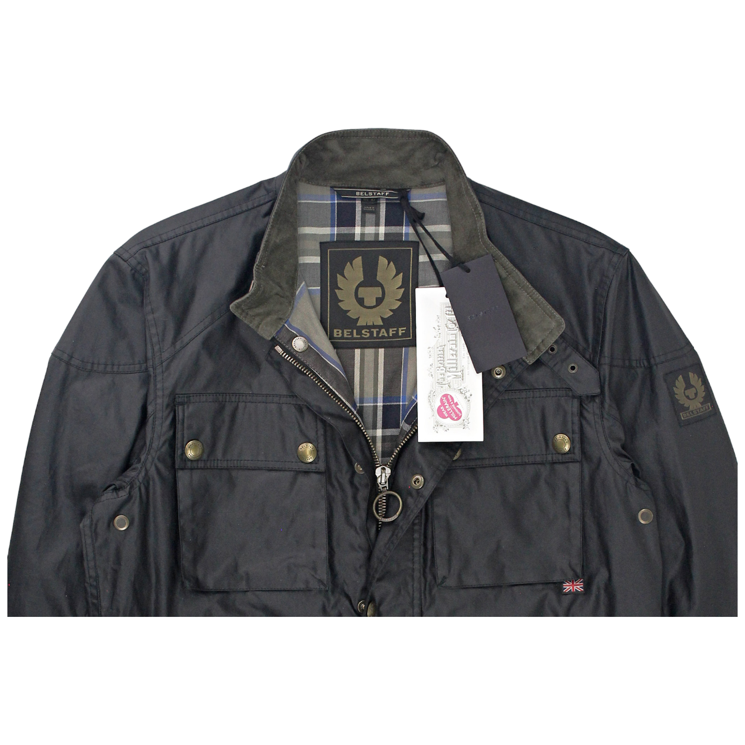 Belstaff Black Racemaster Jacket