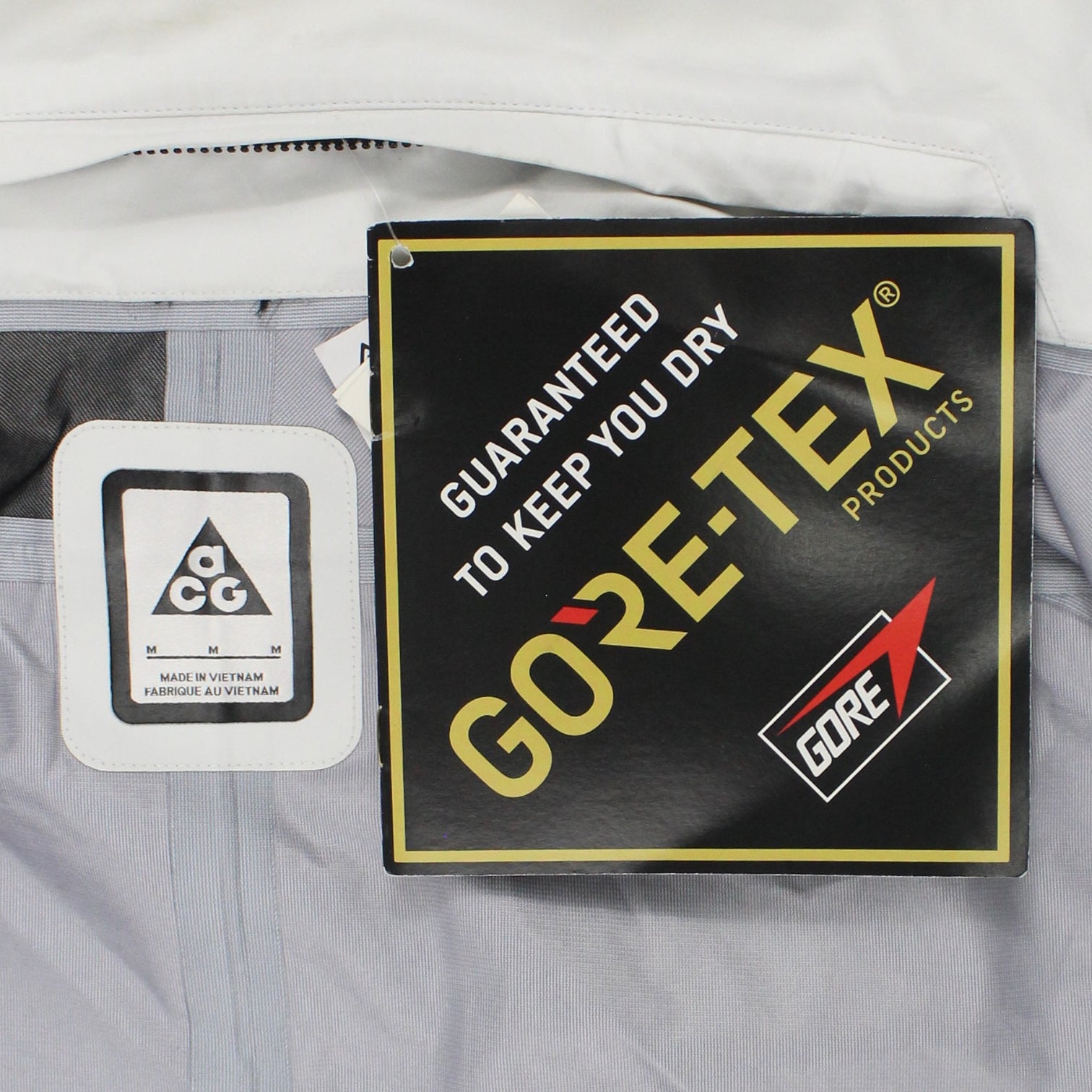 NikeLab White/Black ACG Deploy Gore-Tex Jacket