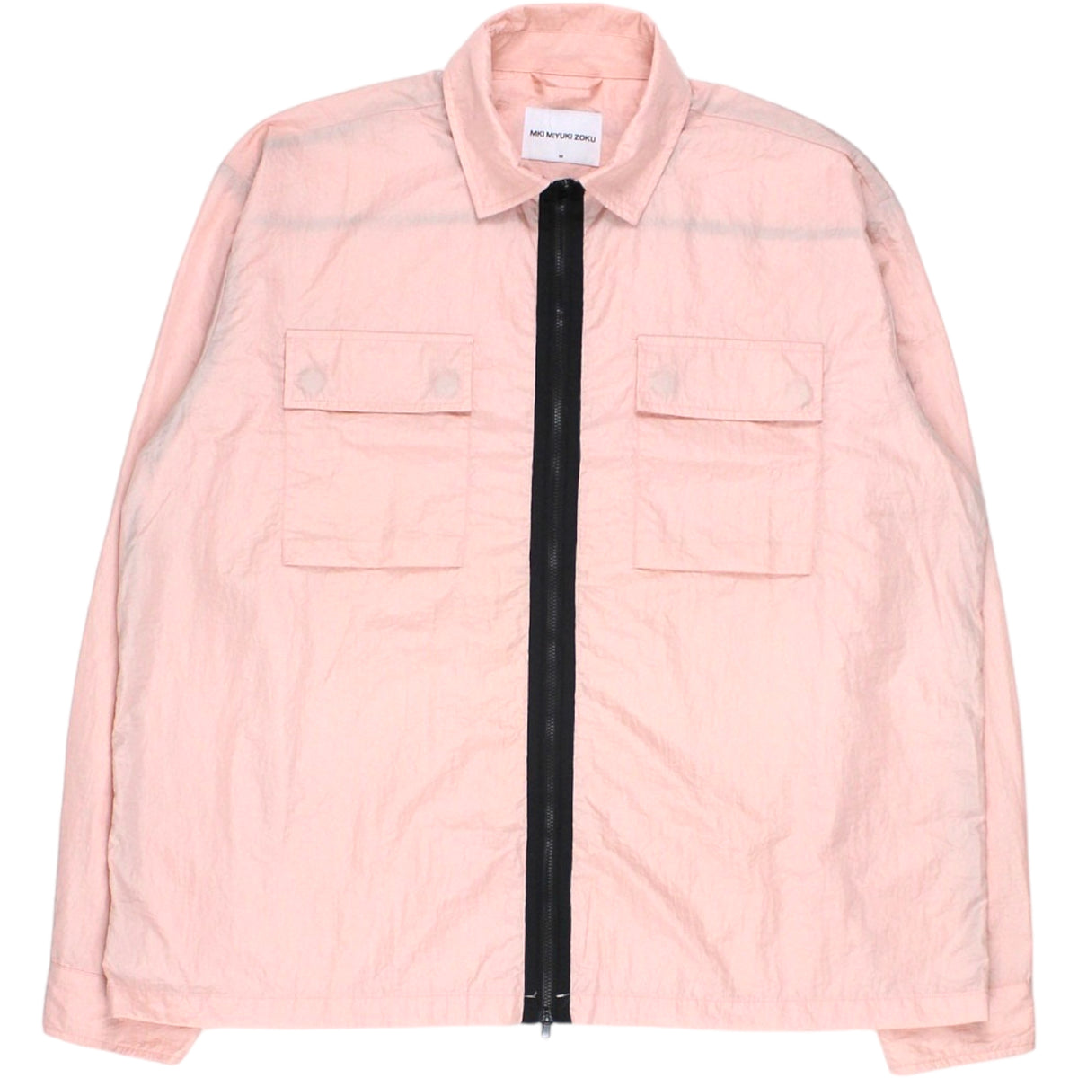 MKi Miyuki Zoku Pink Nylon Zip Shirt Jacket