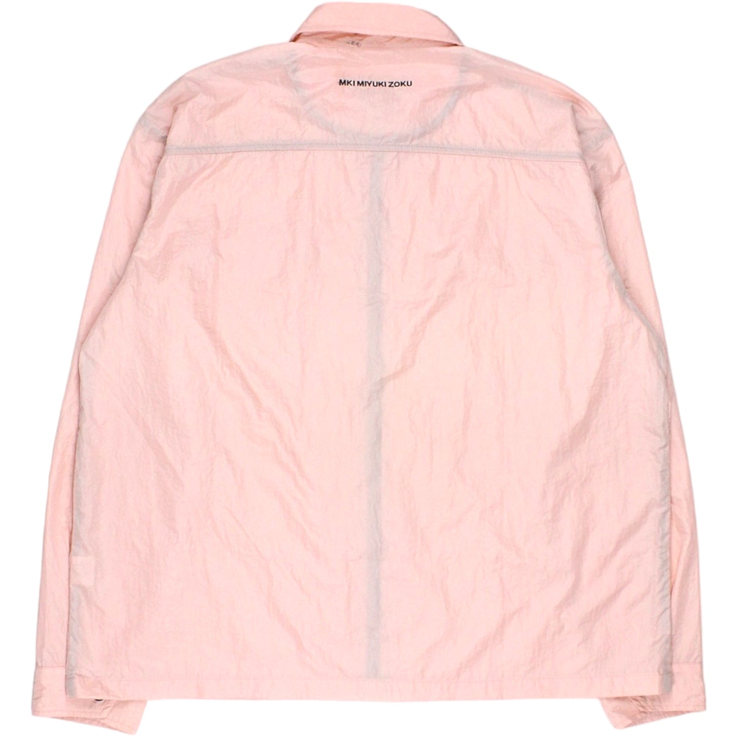 MKi Miyuki Zoku Pink Nylon Zip Shirt Jacket