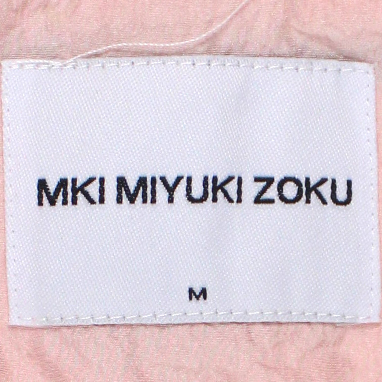 MKi Miyuki Zoku Pink Nylon Zip Jacket | Shop from Crisis Online