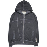 A Cold Wall Grey Overlock Zip Hoody