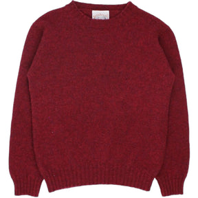 Jamieson Berry Shetland Wool Cropped Jumper
