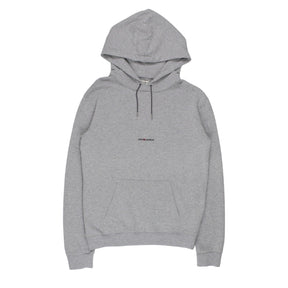 Saint Laurent Grey Archive Logo Hoody