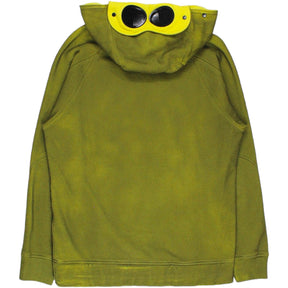 C. P. Company Green /Yellow Goggle Popover Hoody