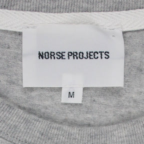 Norse Projects Grey Marl Classic Ivy Logo Tee