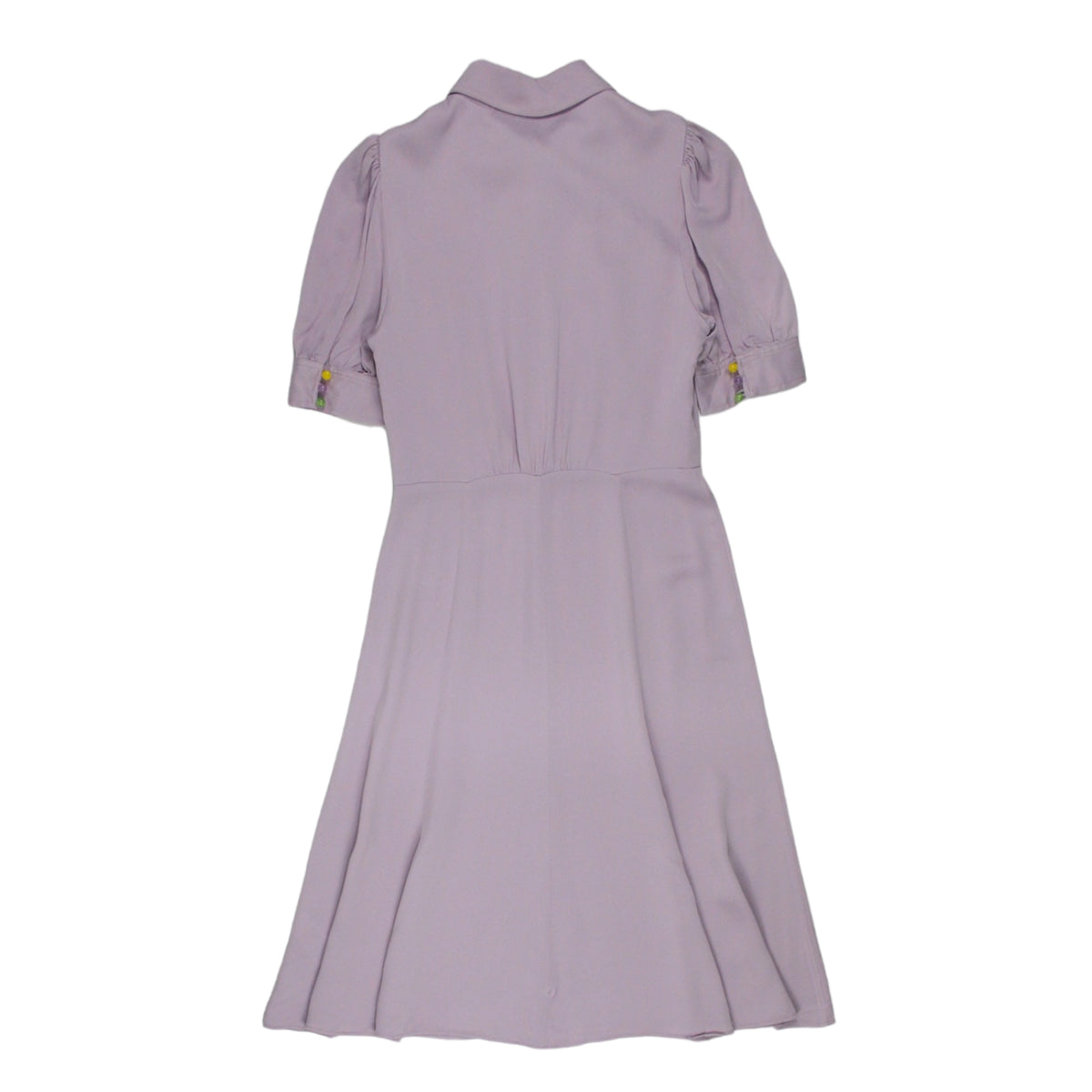 L.K. Bennett Lilac Marble Button Dress