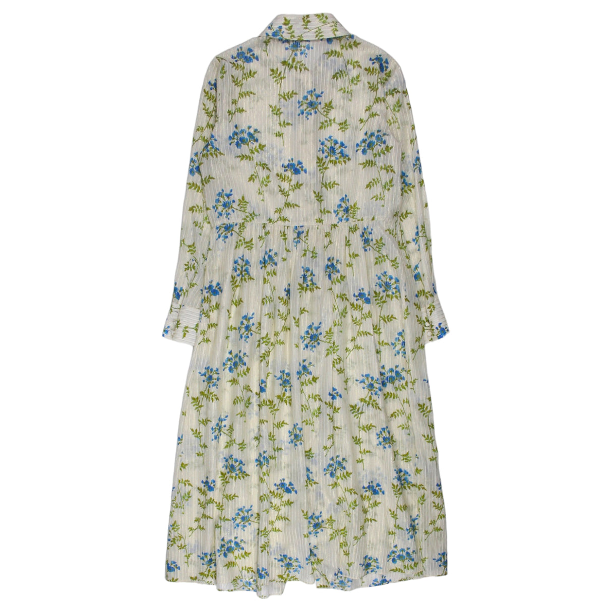 L.K. Bennett Cream/Floral Silk Midi Dress