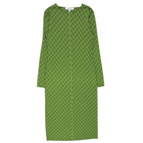 L.K. Bennett Green Diamond Overlock Dress