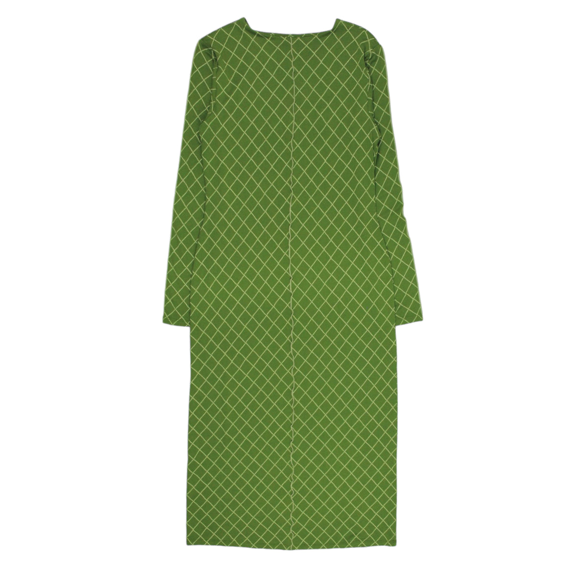 L.K. Bennett Green Diamond Overlock Dress