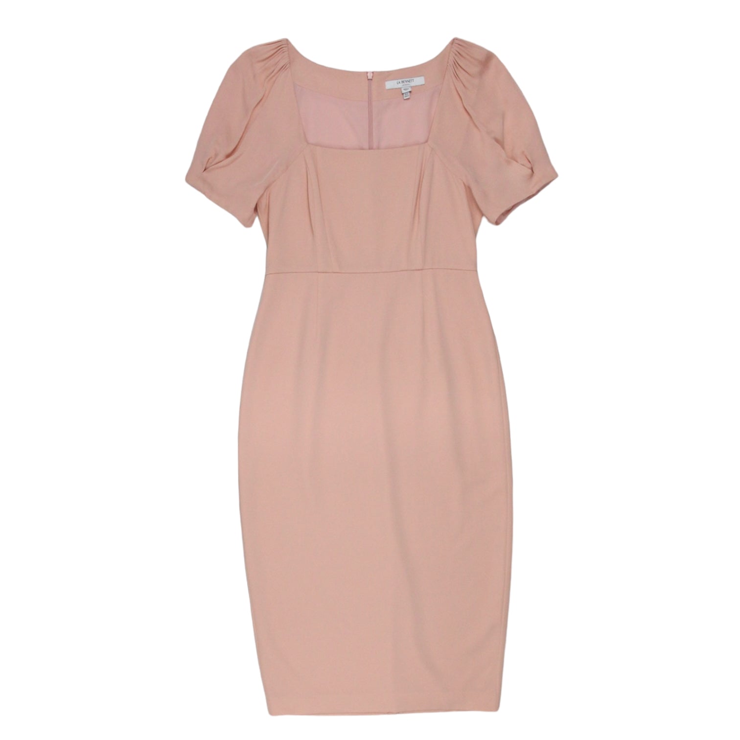 L.K. Bennett Pink Square Neck Dress | Shop from Crisis Online