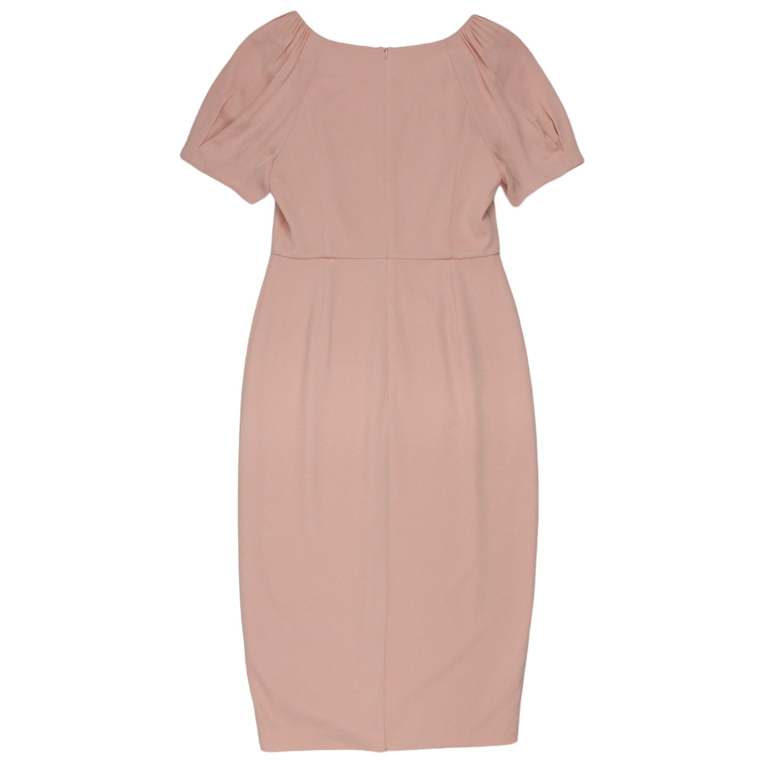 L.K. Bennett Pale Pink Paige Square Neck Dress