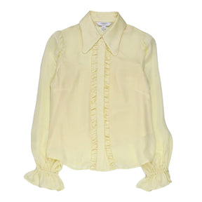 L.K. Bennett Cream Silk Blouse