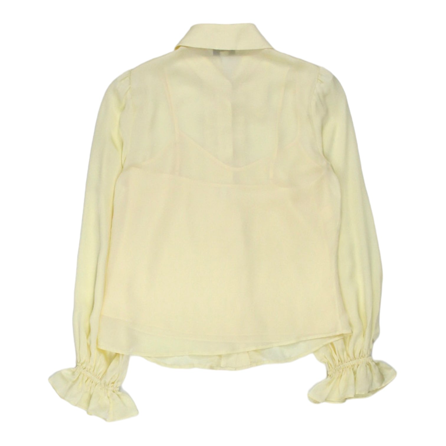 L.K. Bennett Cream Silk Blouse