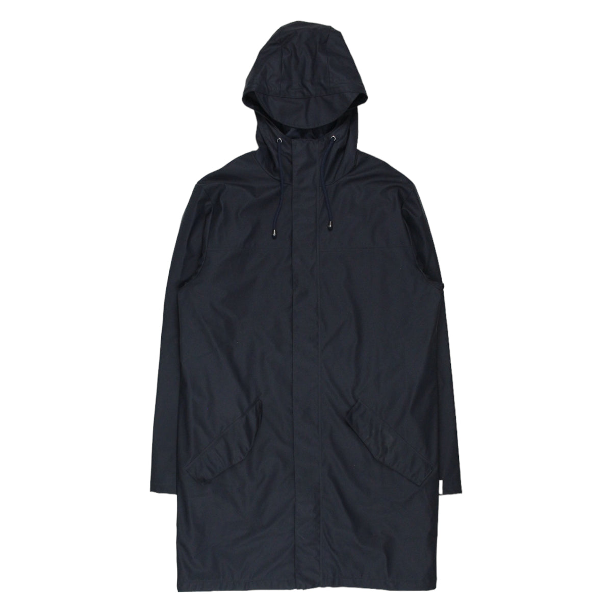 Rains Navy Quilted Thermal Parka