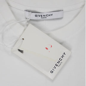 Givenchy White Sequin Logo Tee
