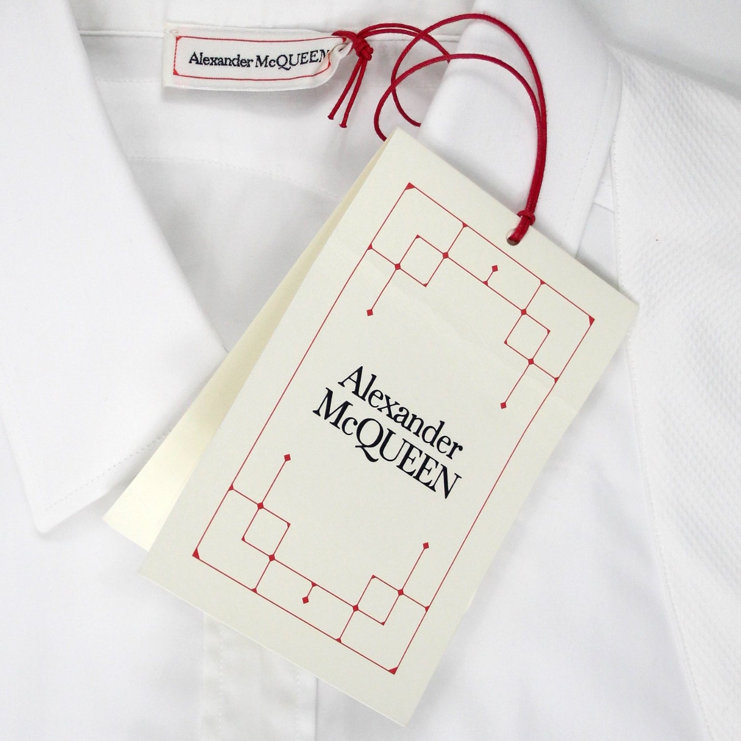 Alexander McQueen White Harness Shirt