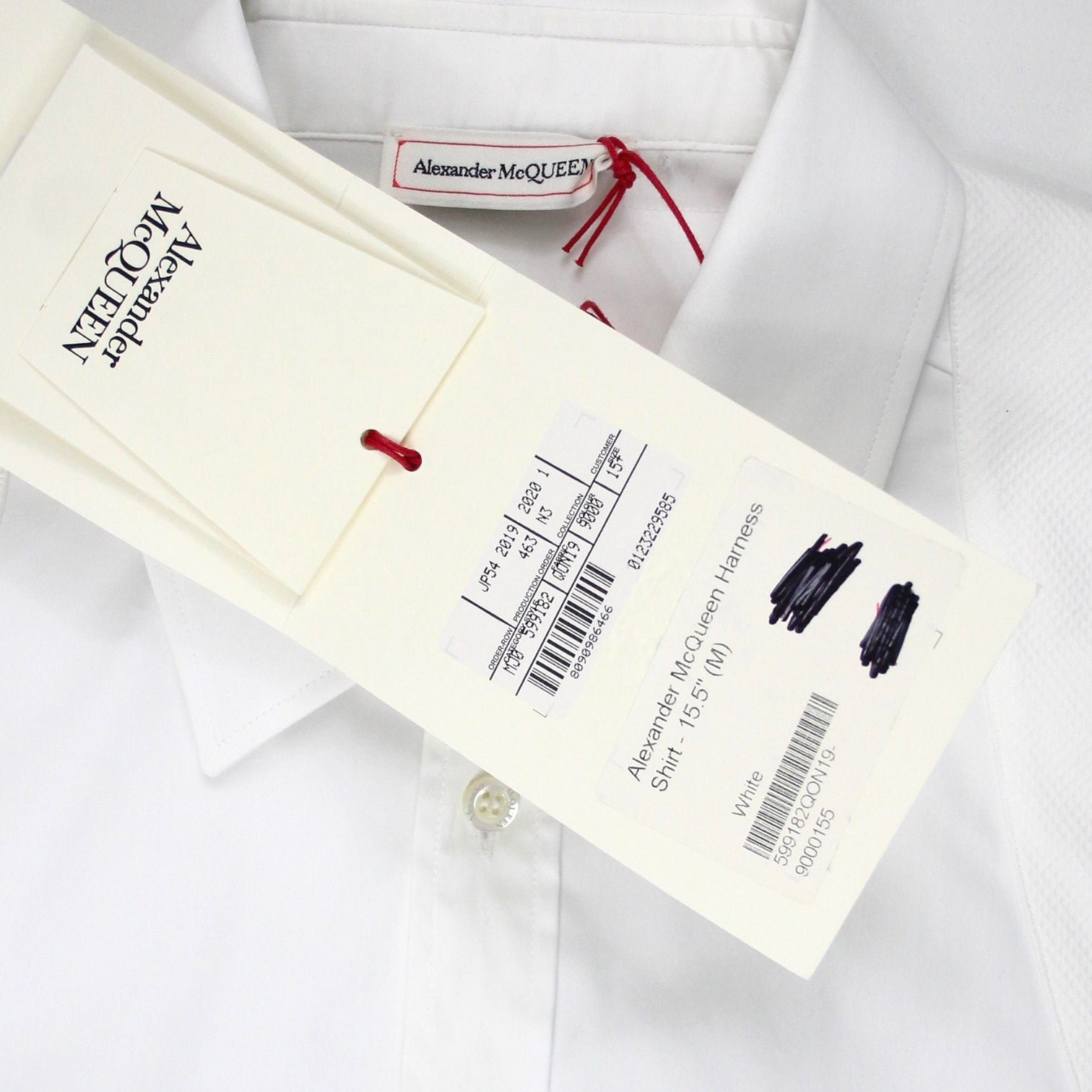 Alexander McQueen White Harness Shirt