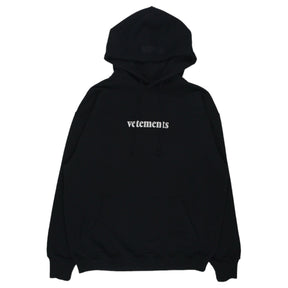 Vetetments Black Logo Hoody