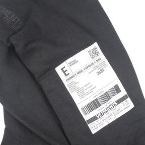 Vetetments Black Logo Hoody