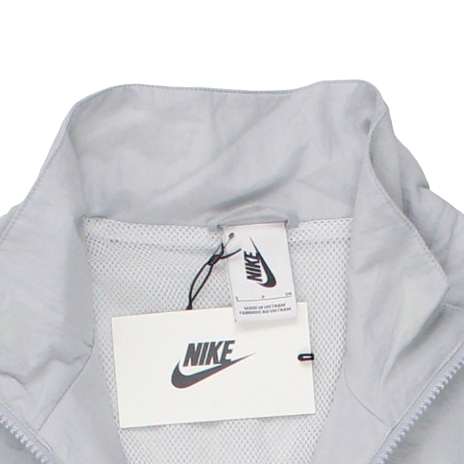 Nike Grey/Neon Mixed Textured Zip Jacket