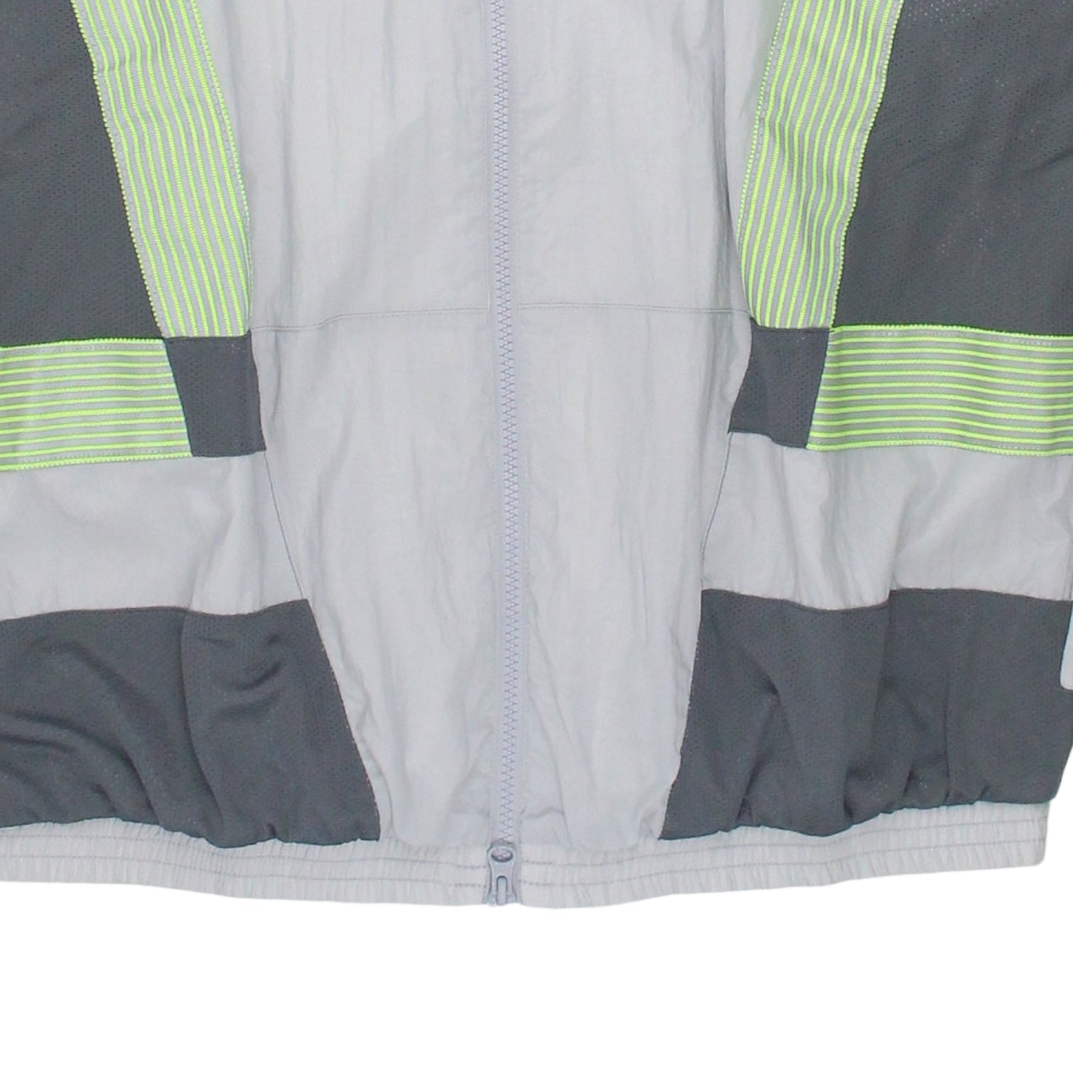 Nike Grey/Neon Mixed Textured Zip Jacket