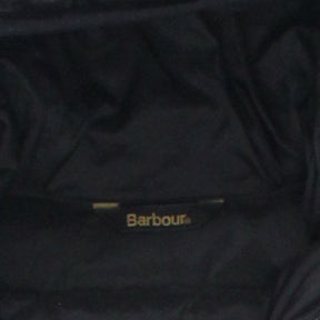 Barbour Black Ouston Hooded Padded Jacket
