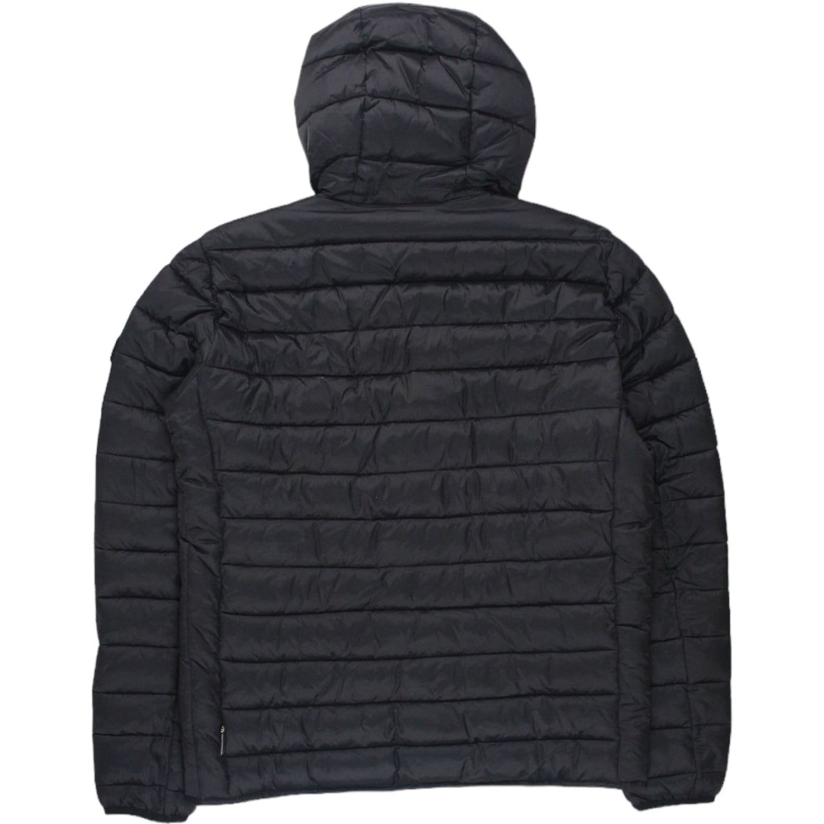 Barbour Black Ouston Hooded Padded Jacket