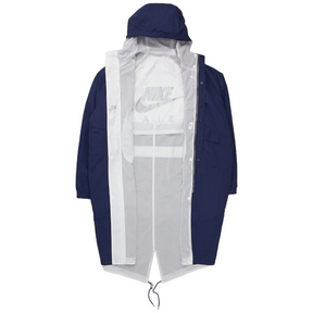 Nike Air Navy/Stripe Reversible Rain Parka