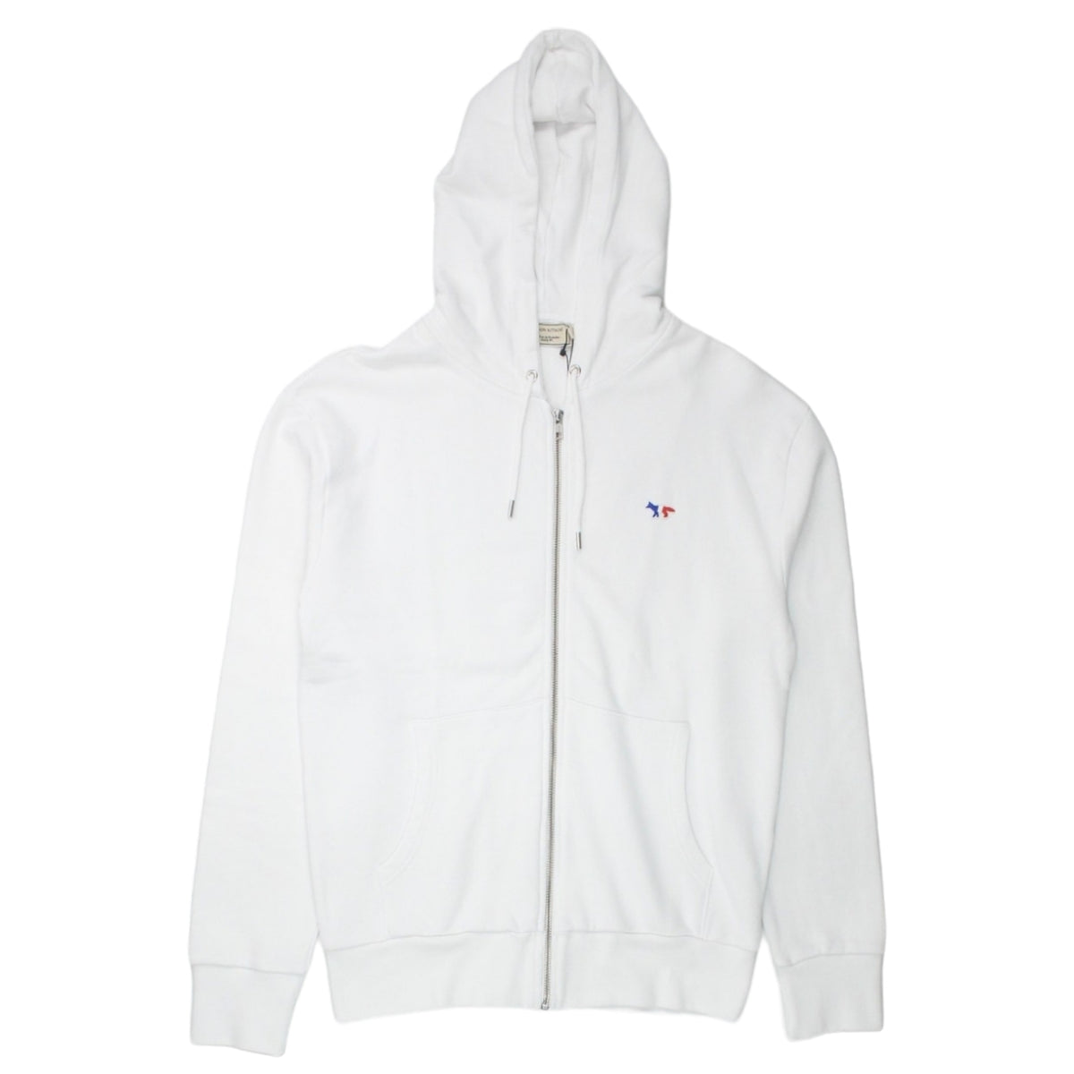 Maison Kitsune Winter White Zip Hoody