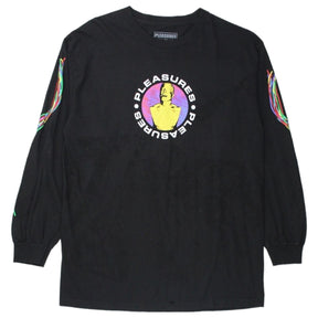 Pleasures Now Black/Multi Long Sleeve Tee