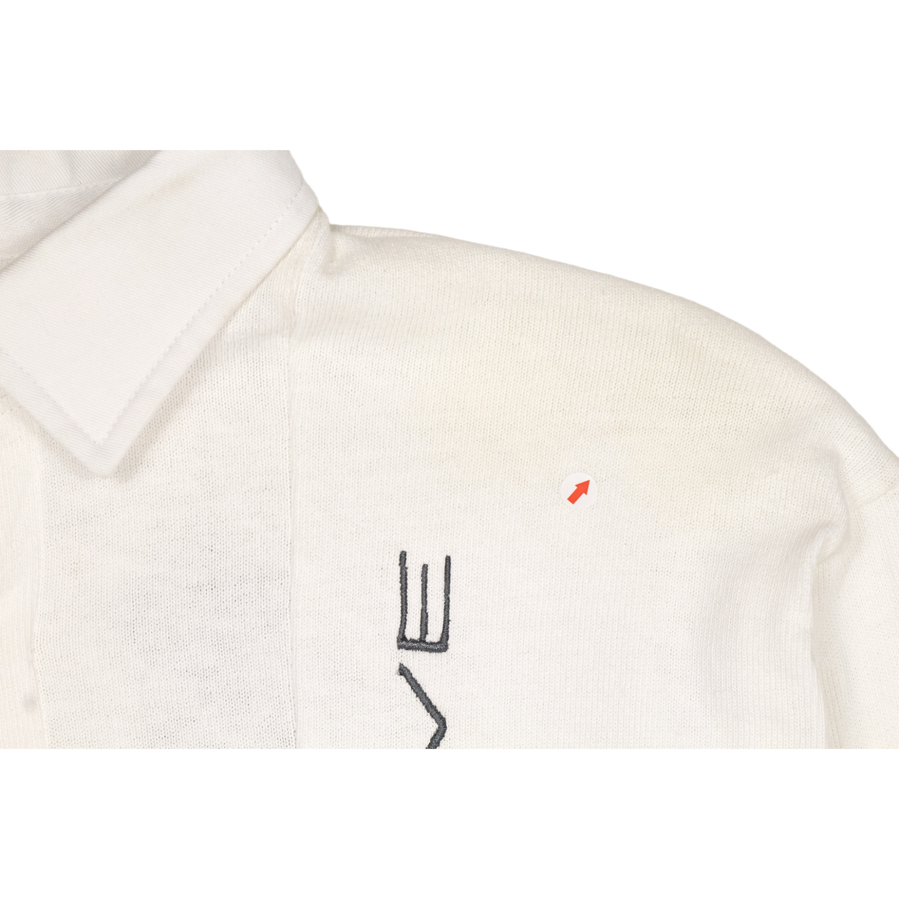 Know Wave White Stretch Rugby Shirt