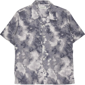 Vanquish Grey Tie Dye Open Collar Shirt