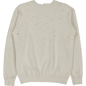 Satisfy Off White Cult Moth Eaten Crew Sweat