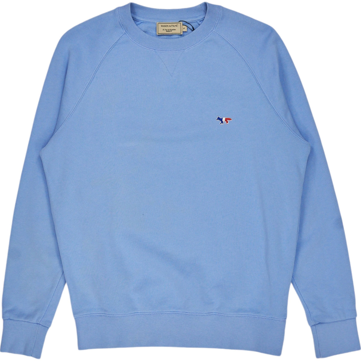 Maison Kitsune Blue Crew Neck Sweat