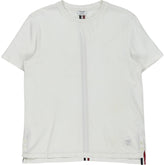 Thom Browne White Back Stripe Pique Tee