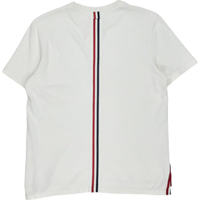 Thom Browne White Back Stripe Pique Tee