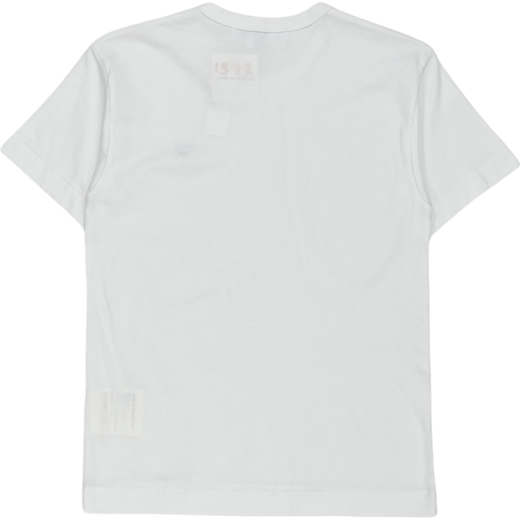 Comme Des Garcons White Play Little Black Heart Tee