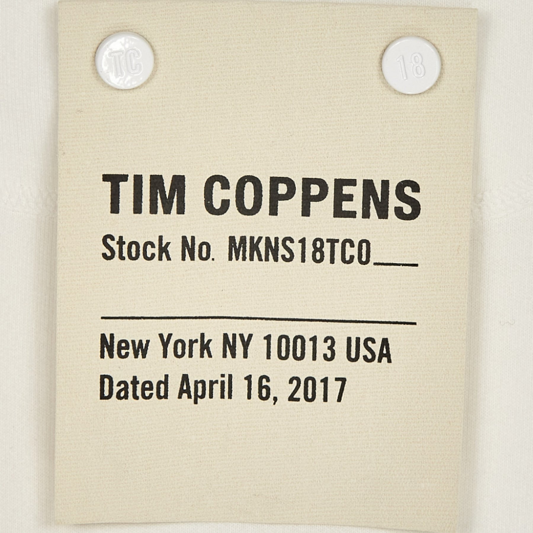 Tim Coppens White MA-1 Bomber Hoody