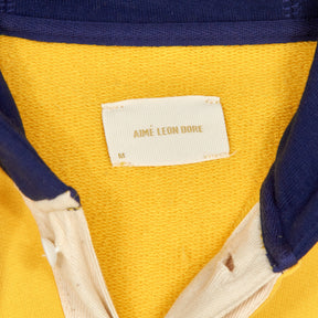 Aime Leon Dore  Yellow 200Z Terry Rugby Hoody