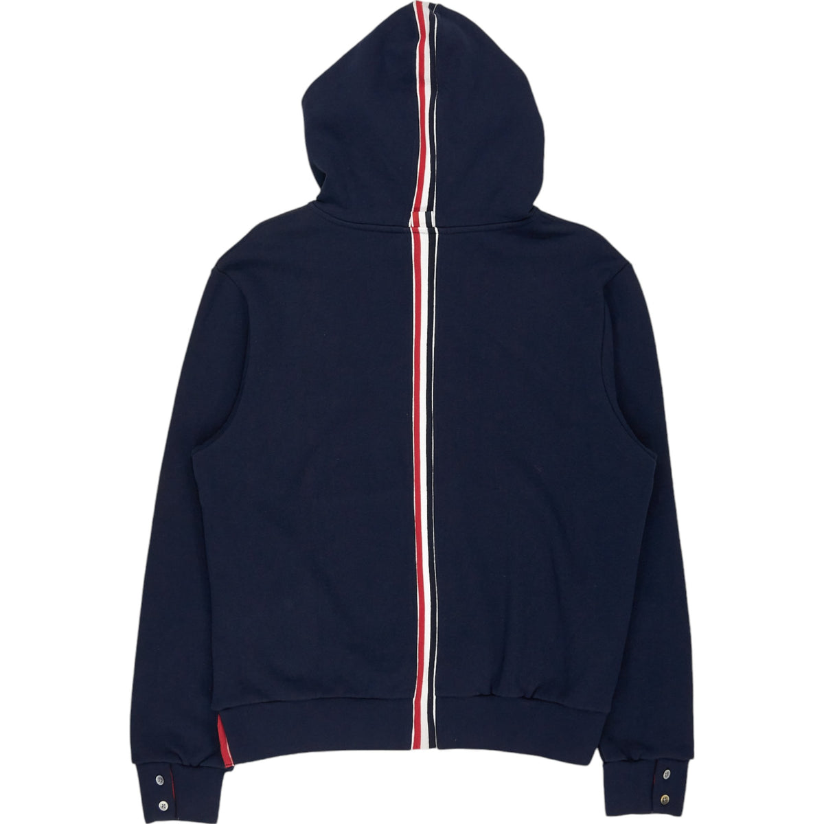 Thom Browne Navy Grosgrain Popover Hoody