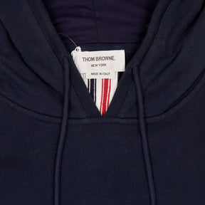 Thom Browne Navy Grosgrain Popover Hoody