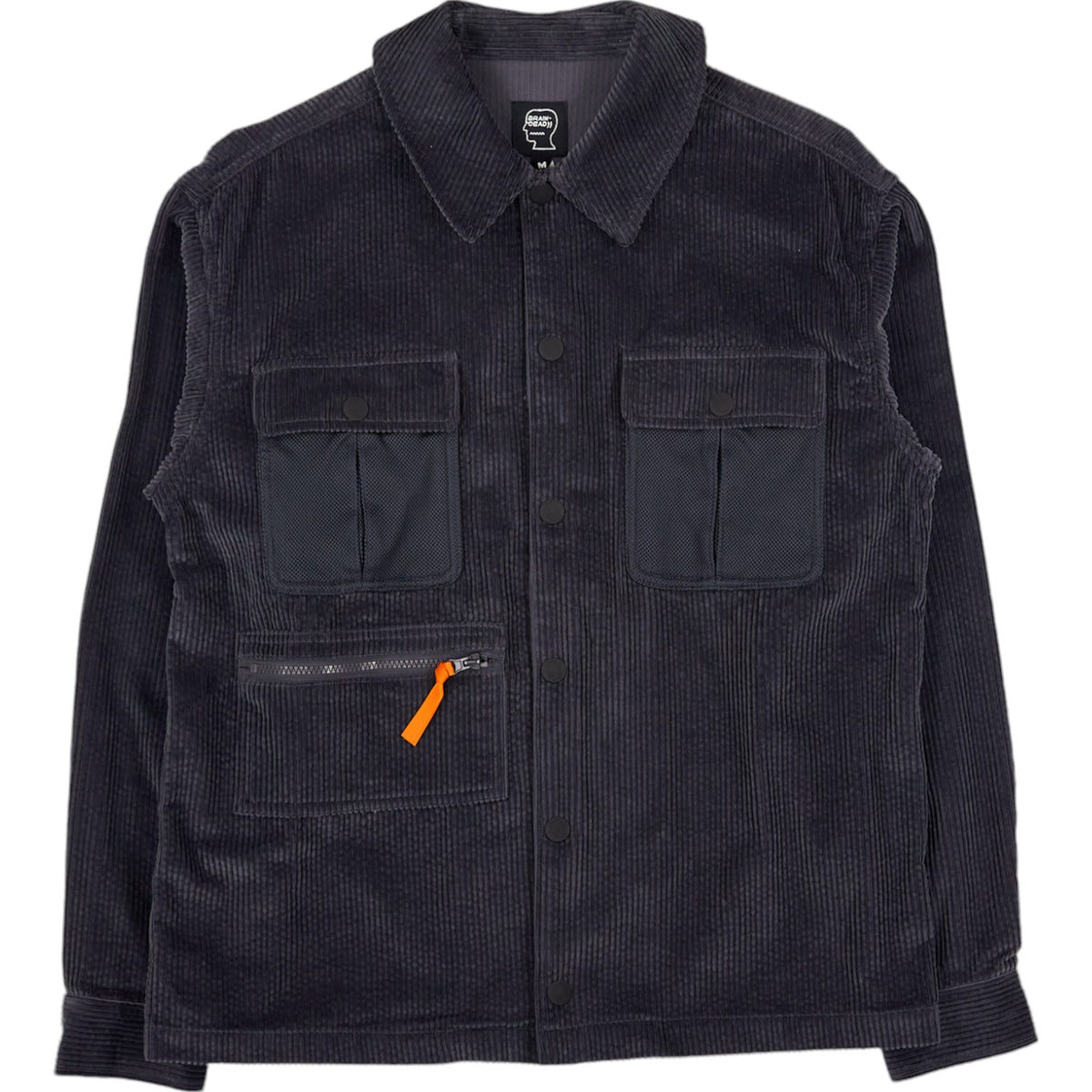 Brain Dead Grey Corduroy Climber Shirt