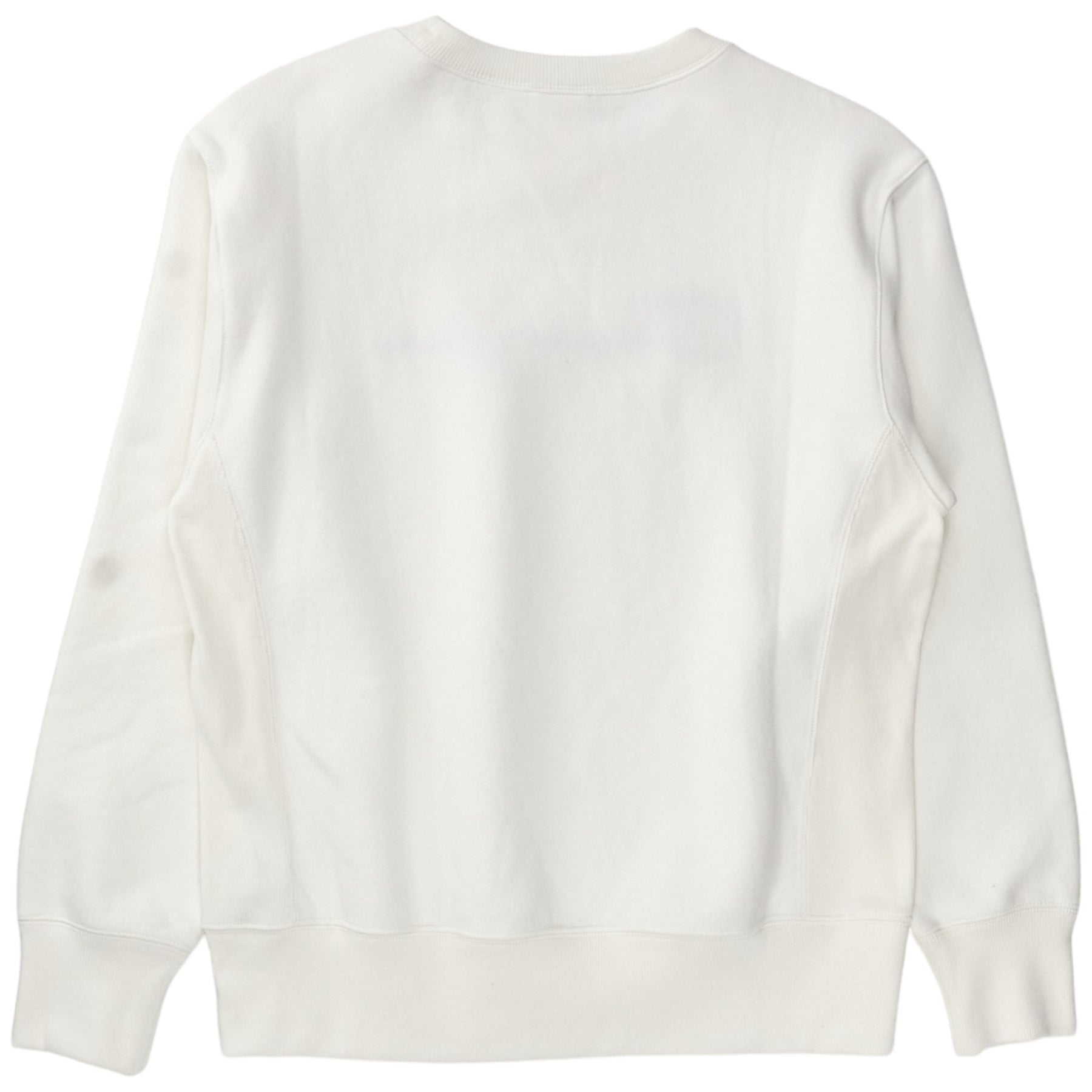 Champion White Reverse Weave Crew Sweat