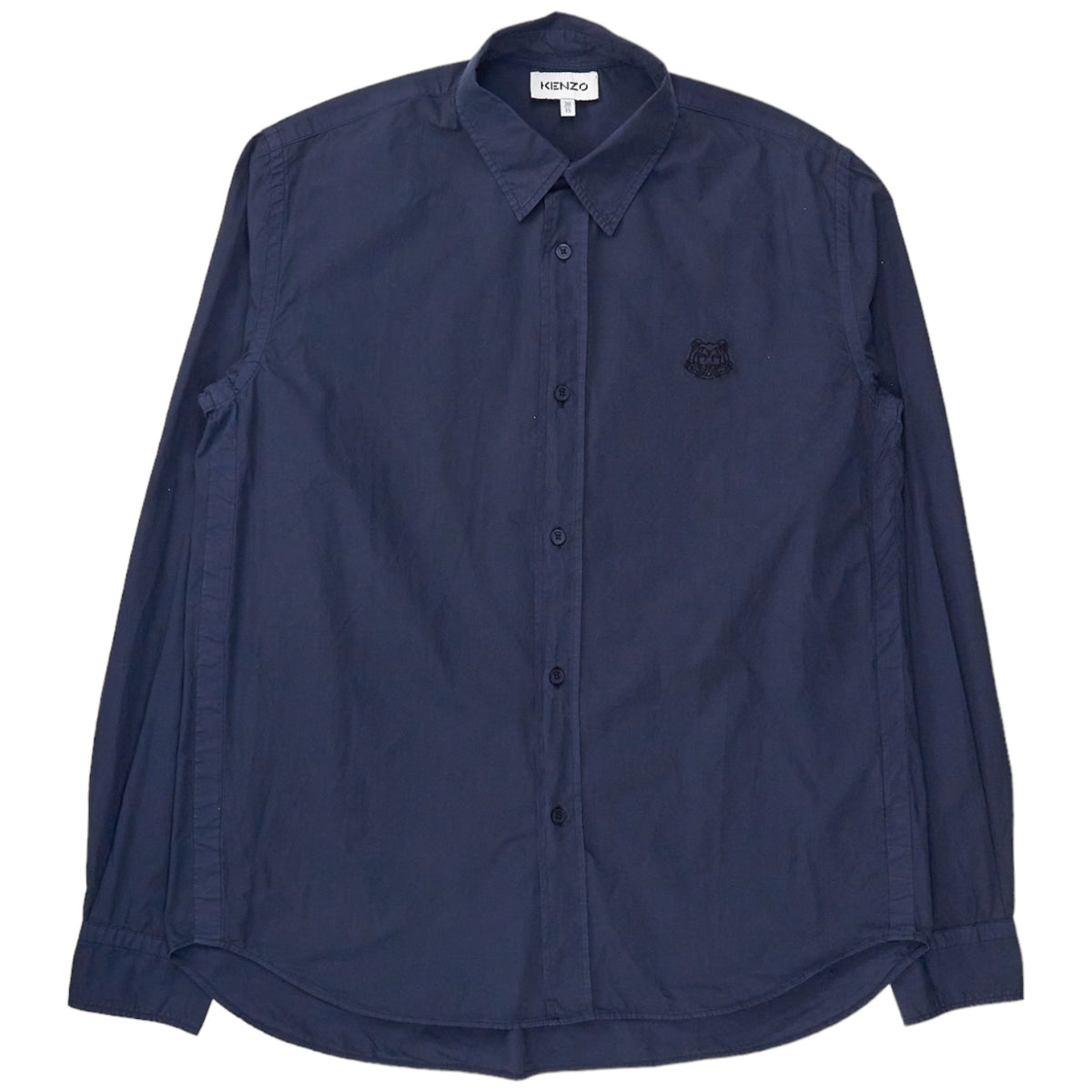 Kenzo Navy Tiger Logo Shirt