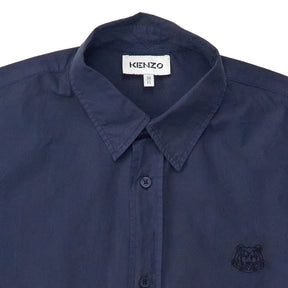 Kenzo Navy Tiger Logo Shirt